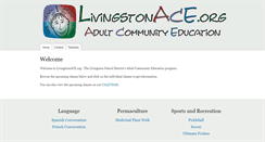 Desktop Screenshot of livingstonace.org